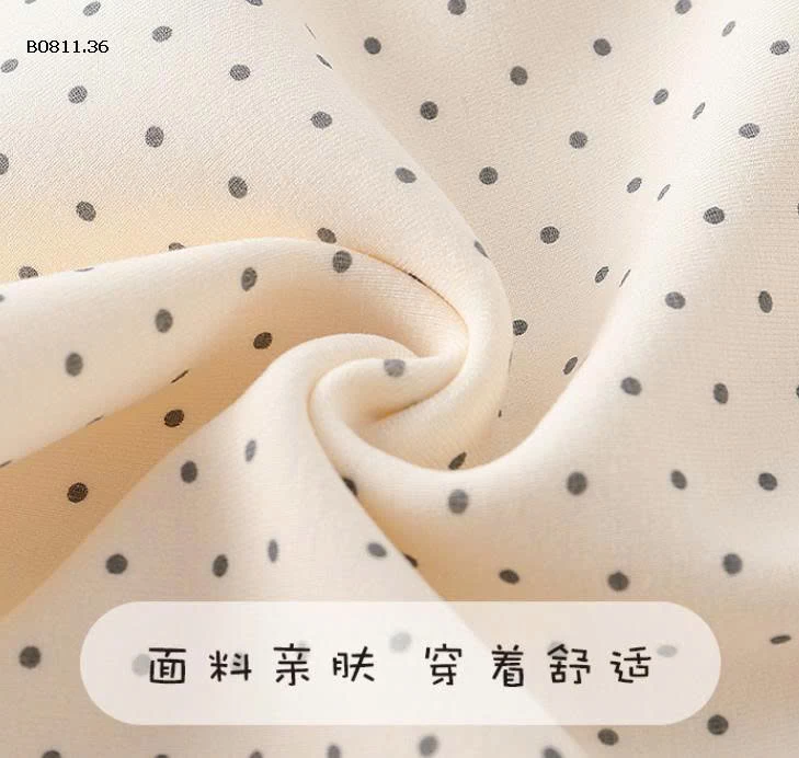 ÁO THUN HỌA TIẾT CHẤM BI CHO BG-Giá sỉ 145k