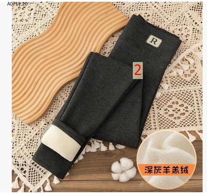 Quần legging len cotton dày dặn có lót cho nữ - giá sỉ  #mẫu 1-3 lót lông cừu : 99k #mẫu 4-6 lót nhung : 112k