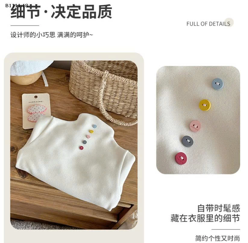 ÁO GIỮ NHIỆT PHỐI CÚC SẮC MÀU  - Giá sỉ 90-150: 117k  160: 126k 