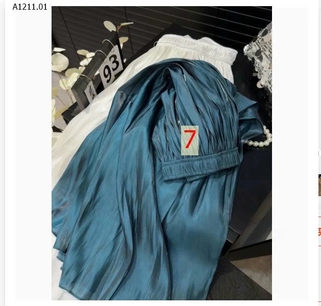 CHÂN VÁY XẾP LY DÁNG DÀI VOAN ANNA - sỉ 155k