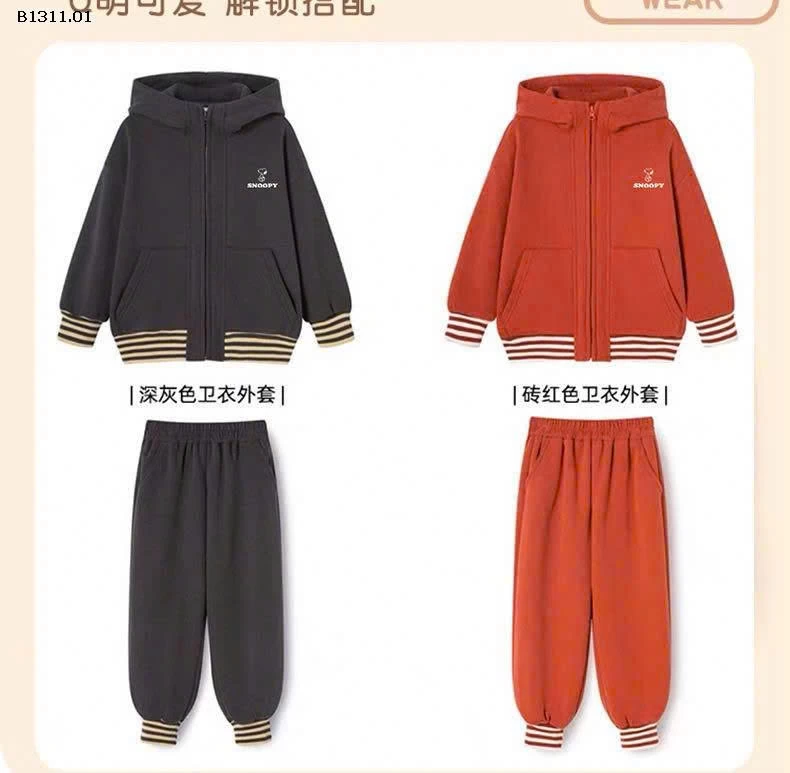 Bộ nỉ chính hangz Snoopy on -Giá sỉ 265k