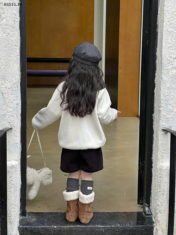 Áo khoác cotton có lớp lông cừu nhà Elmo Baby Kids  AMBB-Giá sỉ size 90-150 : 215k sz 160 : 228k sz 170 : 225k