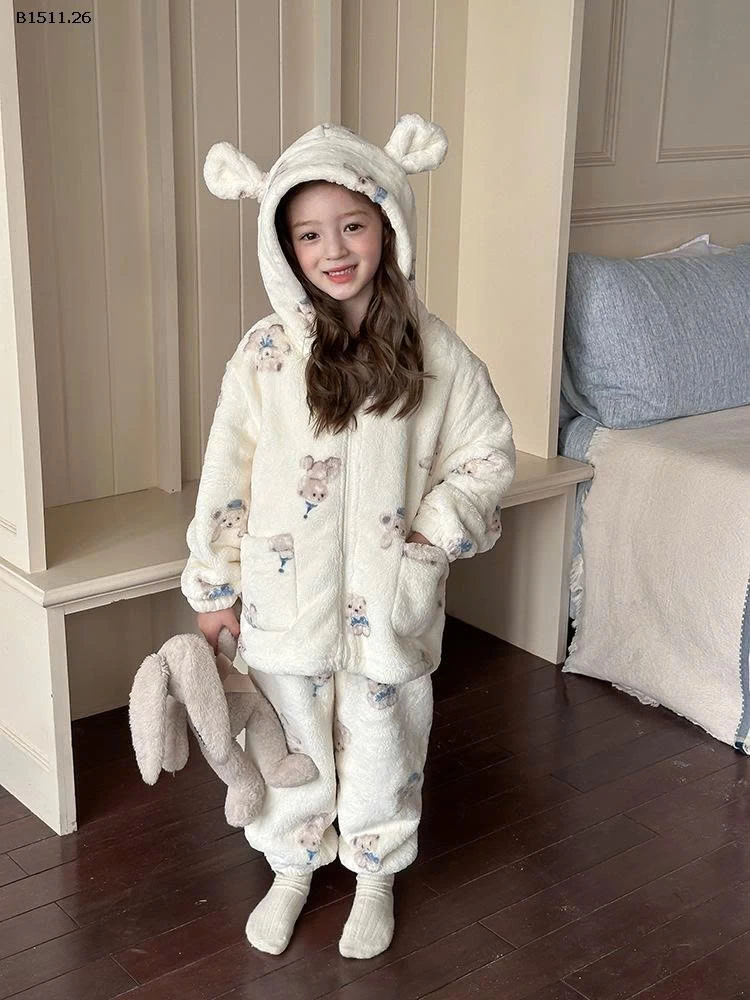  Bộ đồ ngủ ấm áp dễ thương hoạt hình nhà Elmo Baby Kids  AMBB -Giá sỉ size 90-150 : 285k sz 160 : 305k sz 170 : 335k