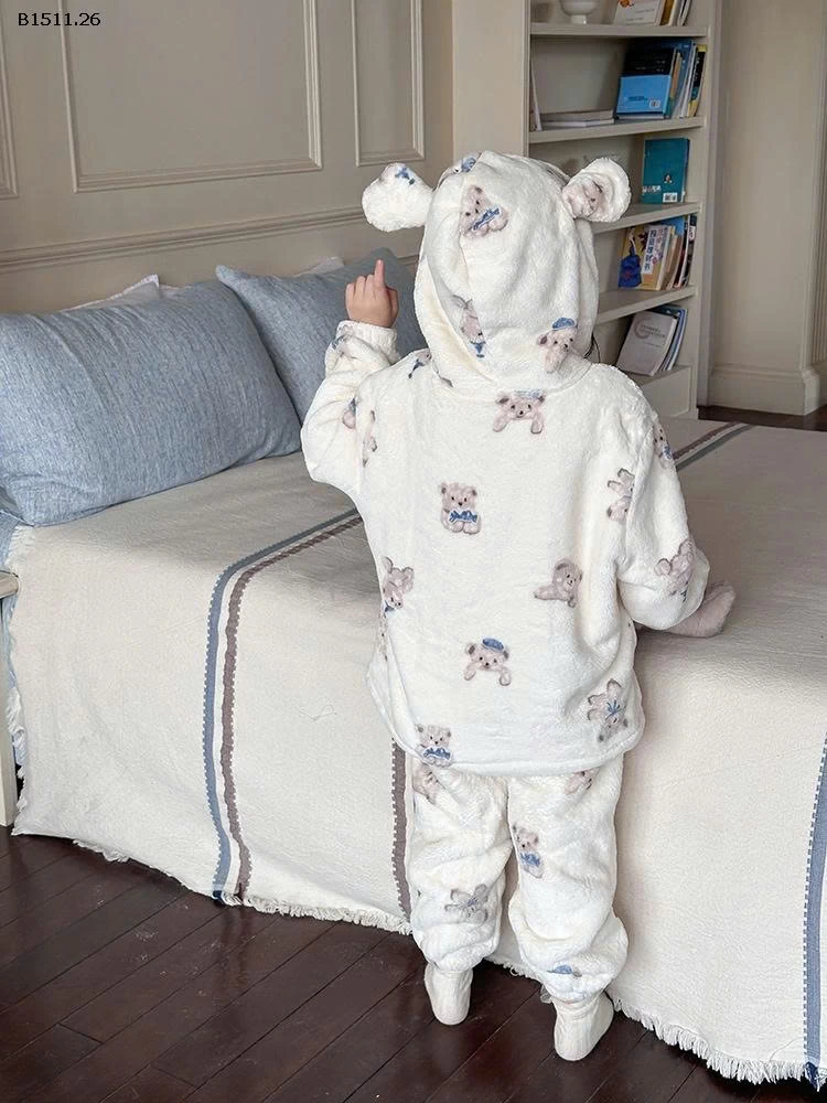  Bộ đồ ngủ ấm áp dễ thương hoạt hình nhà Elmo Baby Kids  AMBB -Giá sỉ size 90-150 : 285k sz 160 : 305k sz 170 : 335k