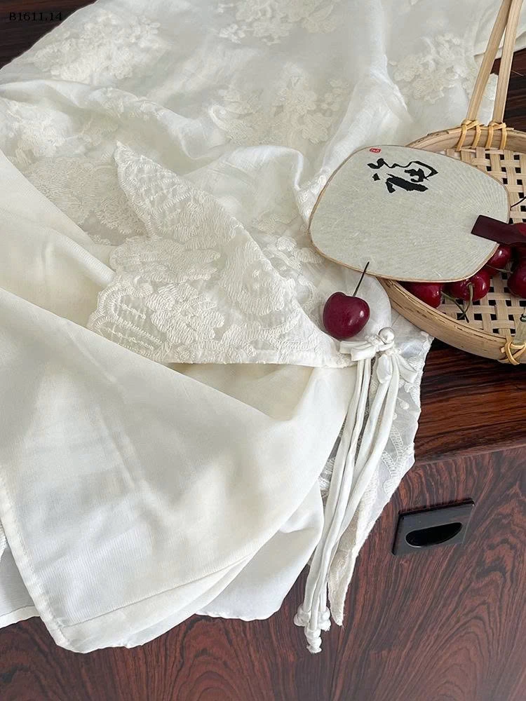 Váy sườn xám Hanfu Tiên Nữ  nhà Elmo Baby Kids  AMBB -Giá sỉ size 90-150 : 257k sz 160 : 277k sz 170 : 298k