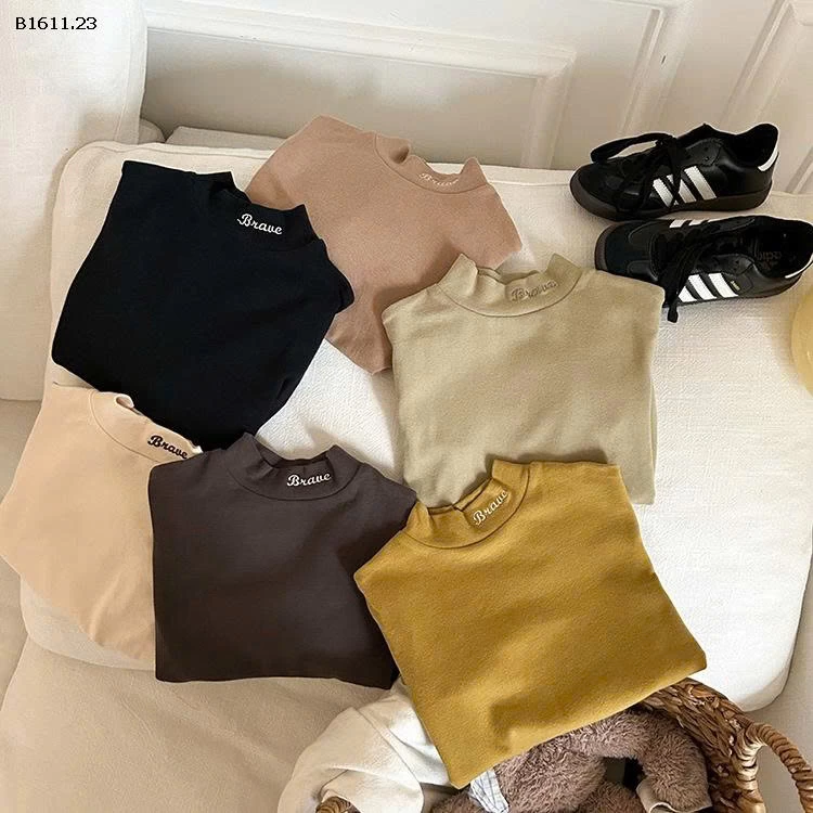 Áo sơ mi lót trong bằng len chất liệu cotton loại A  cho bé  nhà AMBB -Giá sỉ sz 90-150: 100k sz 160 : 113k sz 170 : 128k