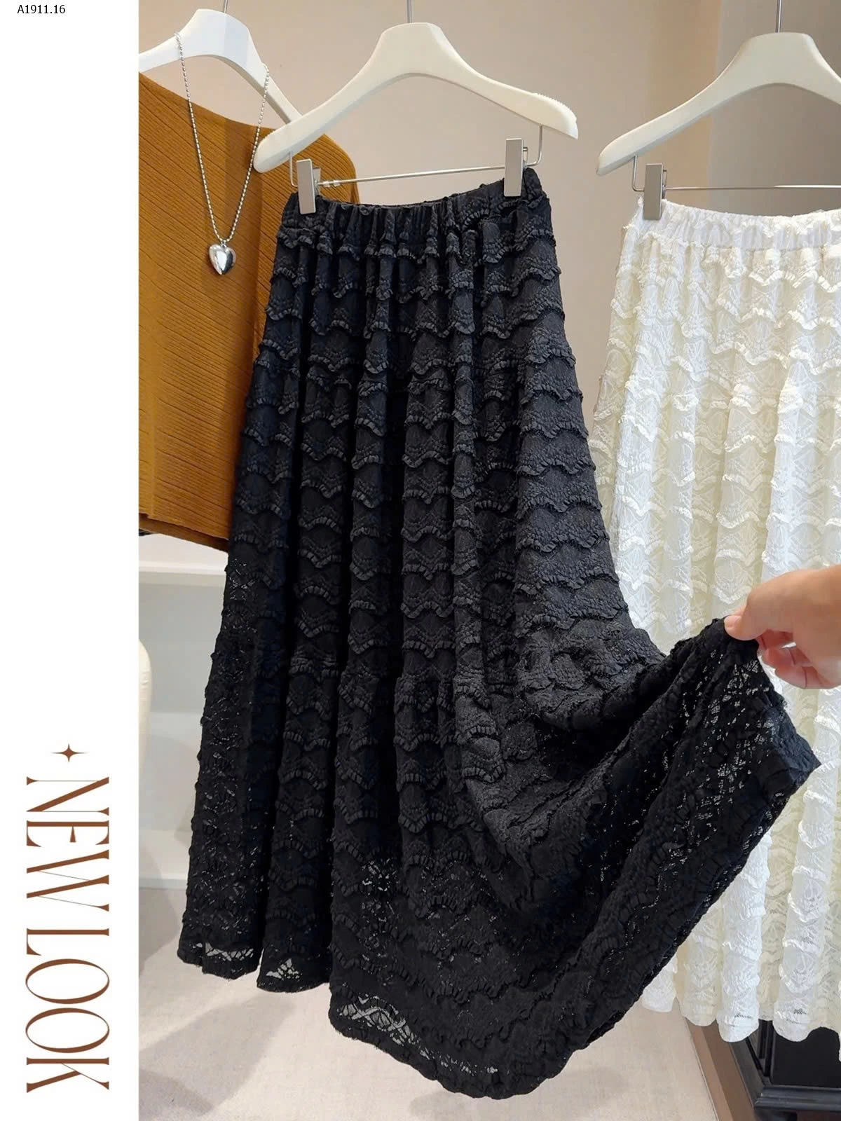 CHÂN VÁY REN ANNA  - sỉ 230k