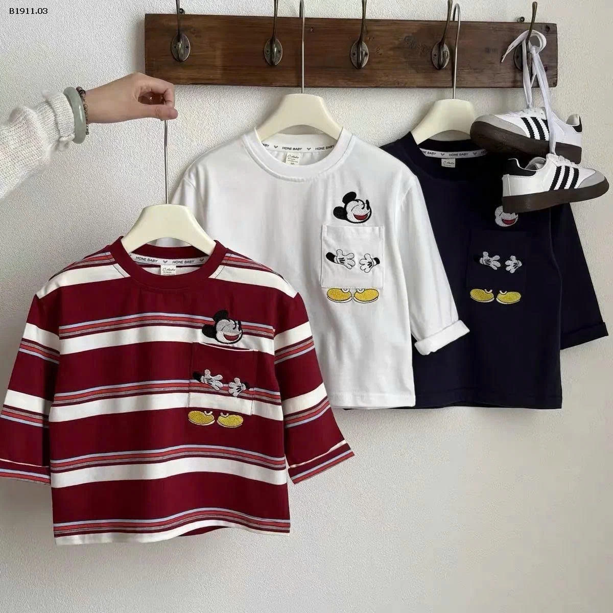 ÁO THUN DÀI TAY SIÊU CUTE CHO BÉ -Giá sỉ 110k