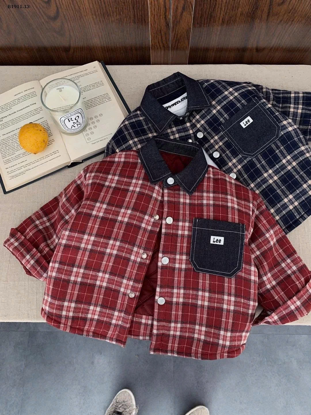 ÁO KHOÁC KẺ CARO LEE CHO BÉ -Giá sỉ 256k