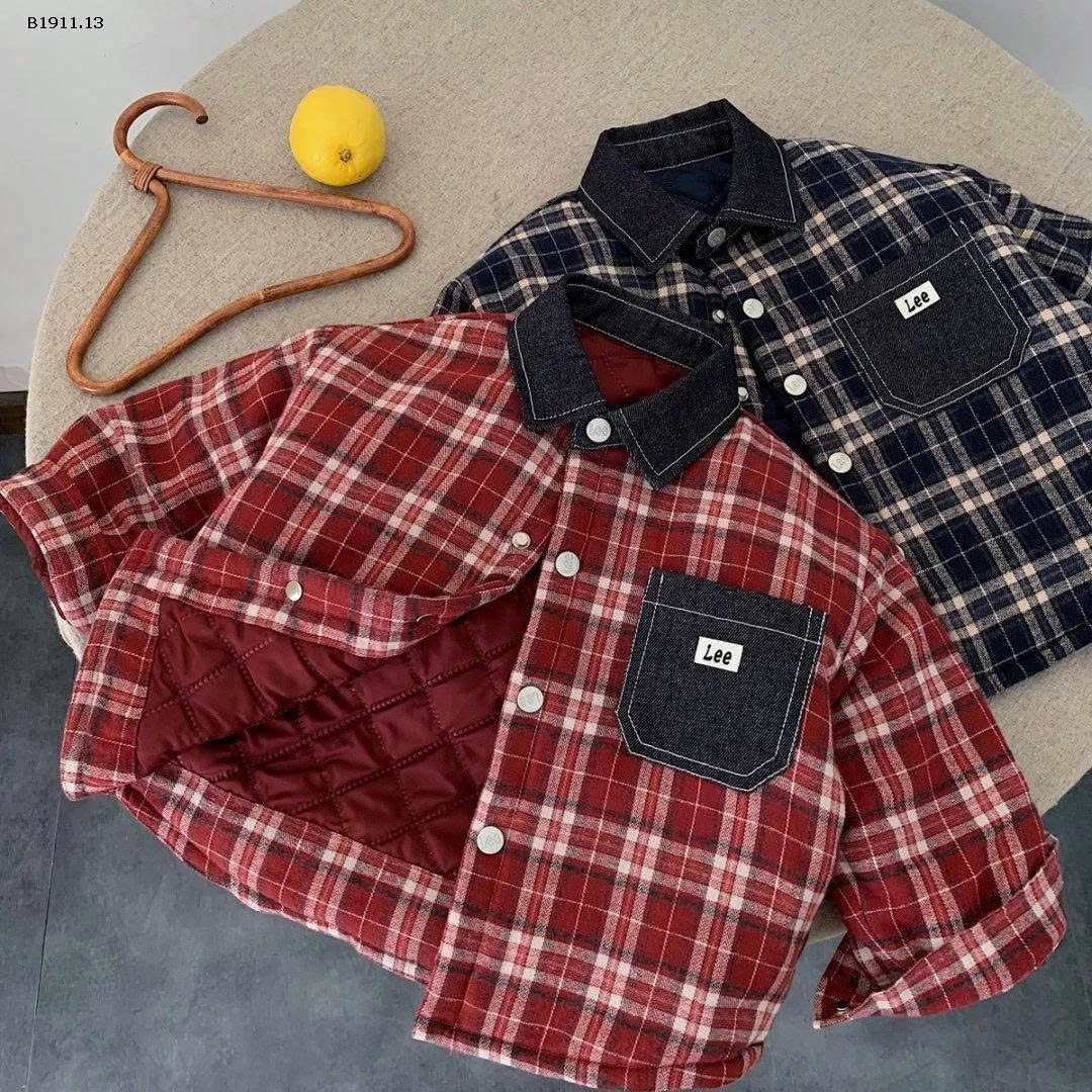 ÁO KHOÁC KẺ CARO LEE CHO BÉ -Giá sỉ 256k