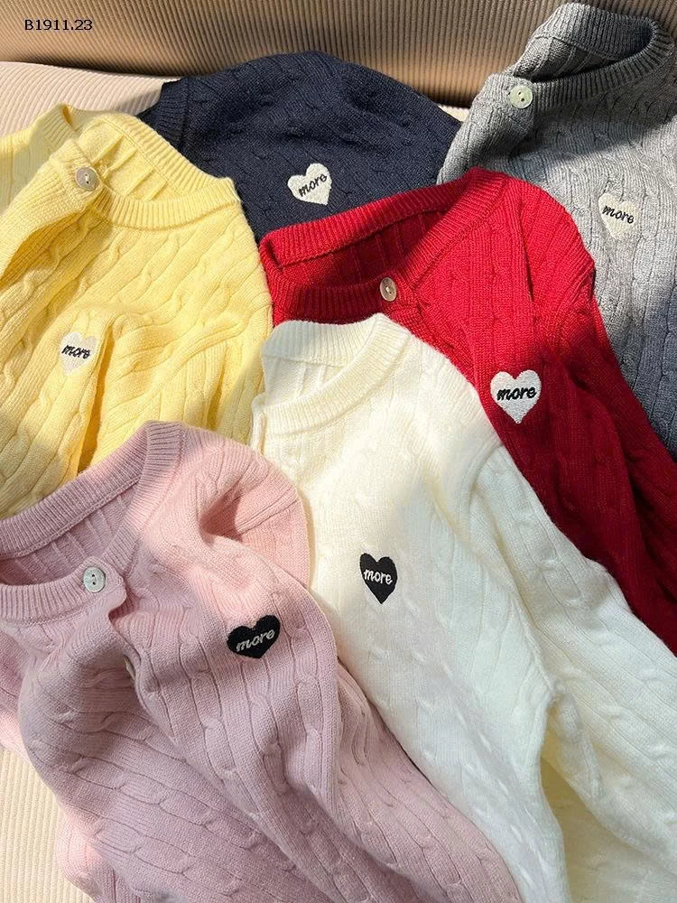 ÁO LEN AMBB KIDS CÀI CÚC-Giá sỉ  sz 90-150: 150k Sz 160: 168k