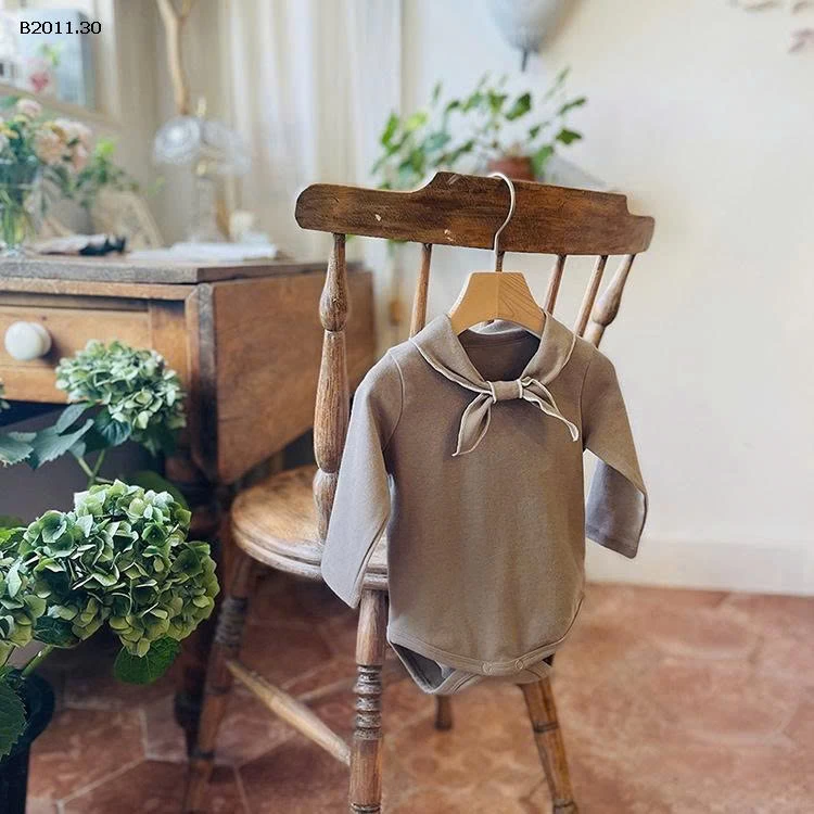 BODYCHIP DÀI TAY CỔ BUỘC KHĂN-Giá sỉ 126k