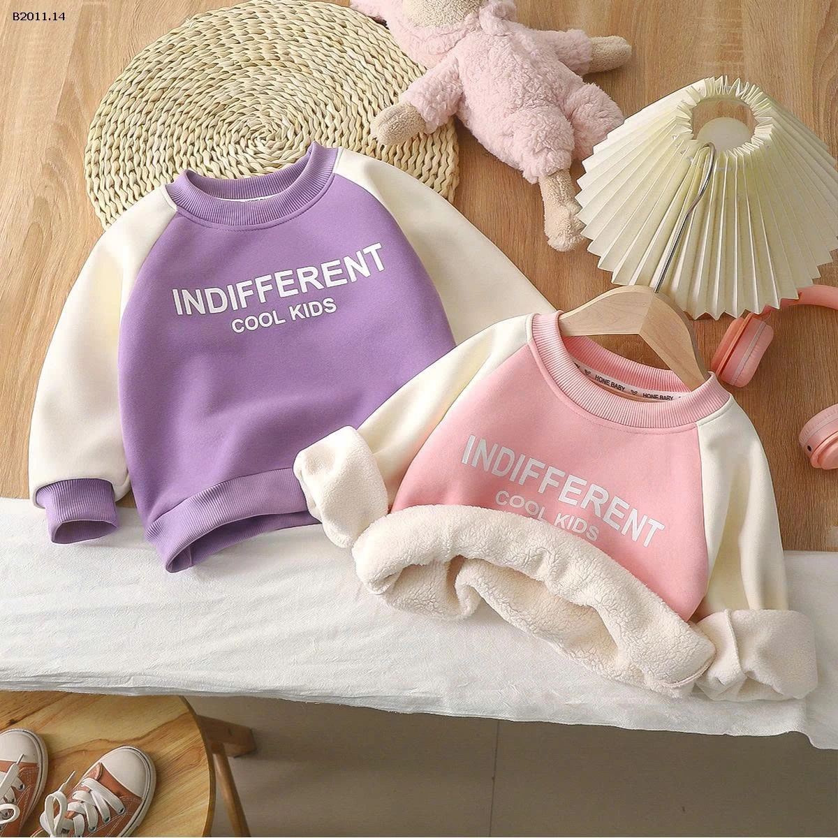 Áo nỉ  hoodie chui đầu trẻ  em- giá sỉ  size 80-110 giá 80k size 120-150 giá 89k
