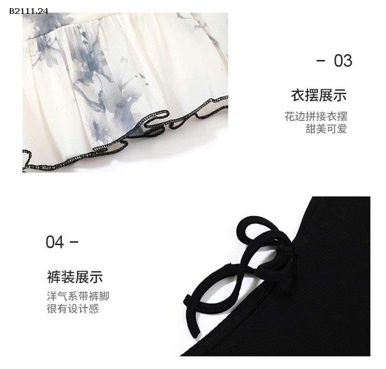 Bộ đồ bé gái phong cách Trung Hoa cổ điển-sỉ 214k