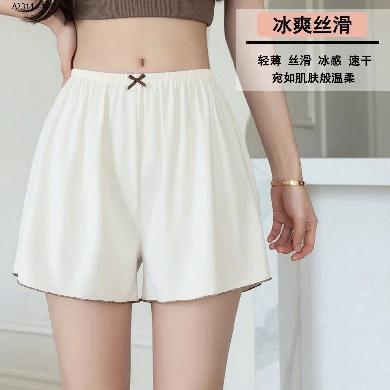 Quần đùi an toàn bằng lụa băng dành cho nữ-Giá sỉ 51k