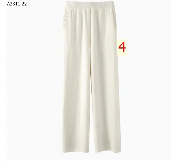 Quần harem cashmere ống rộng phong cách châu Âu giản dị  cho nữ sỉ giá 240k