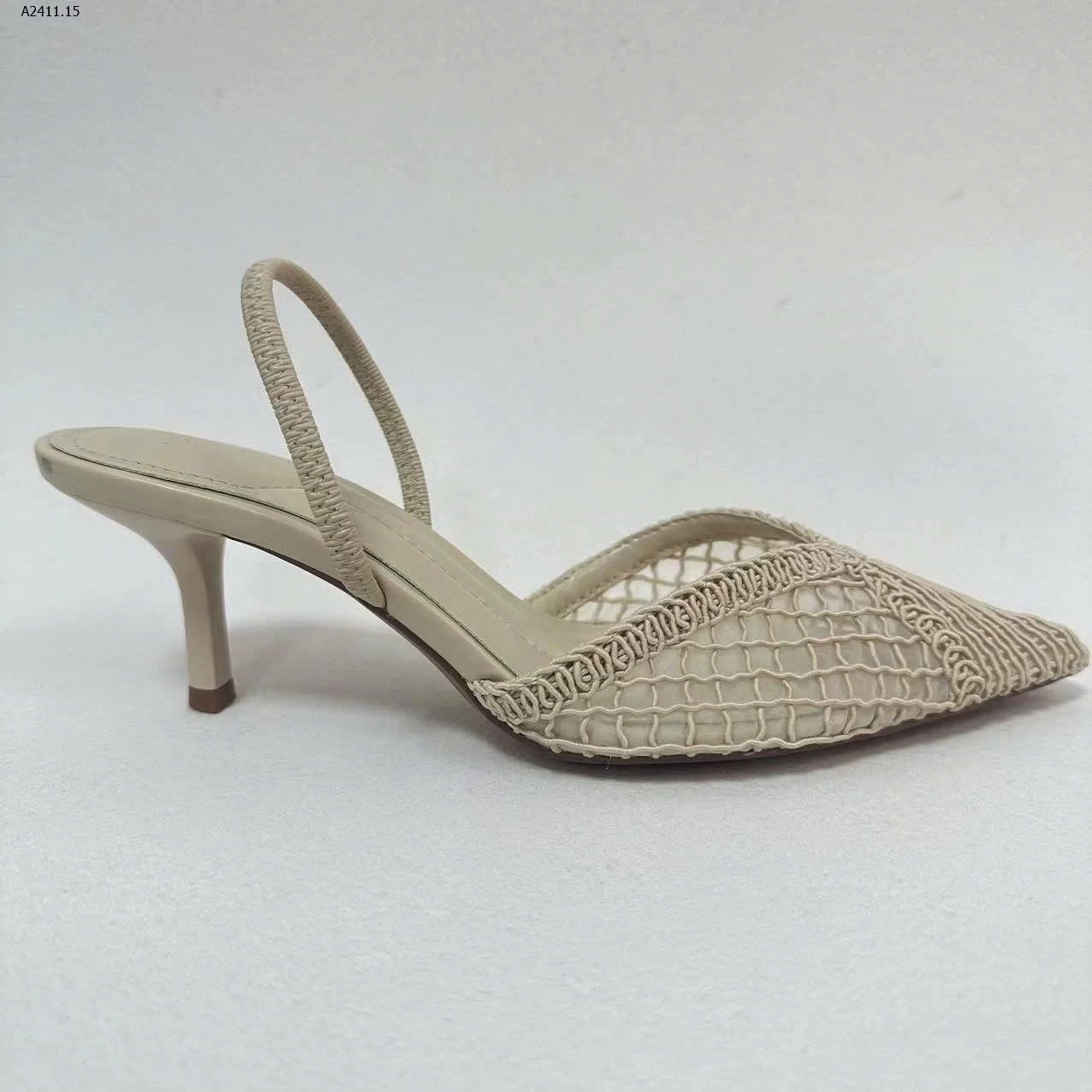 GIÀY CAO GÓT LƯỚI MŨI NHỌN-Giá sỉ 277k