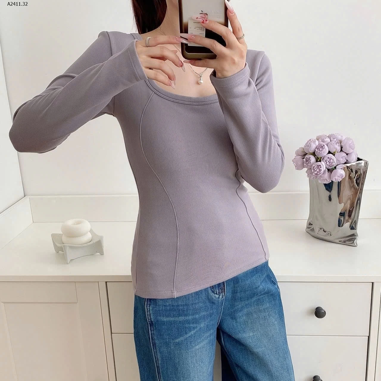 ÁO GIỮ NHIỆT DÁNG ÔM CHO NỮ -Giá sỉ 132k