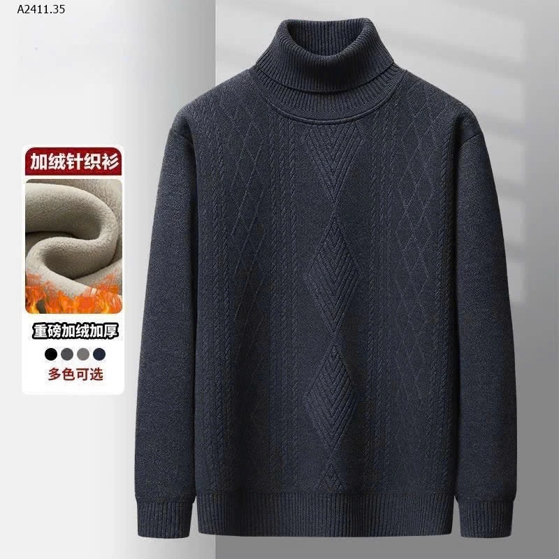 ÁO LEN NAM CỔ CAO-Giá sỉ 169k