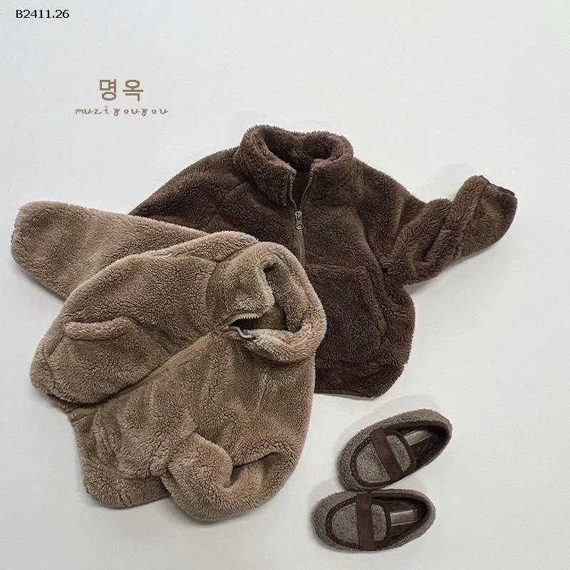 Áo khoác lông mới mùa đông 2025 NHÀ MUZIYOUYOU-Giá sỉ 180k