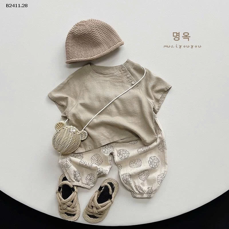 SƠ MI ĐŨI CÚC CỔ MUZIYOUYOU-Giá sỉ 125k