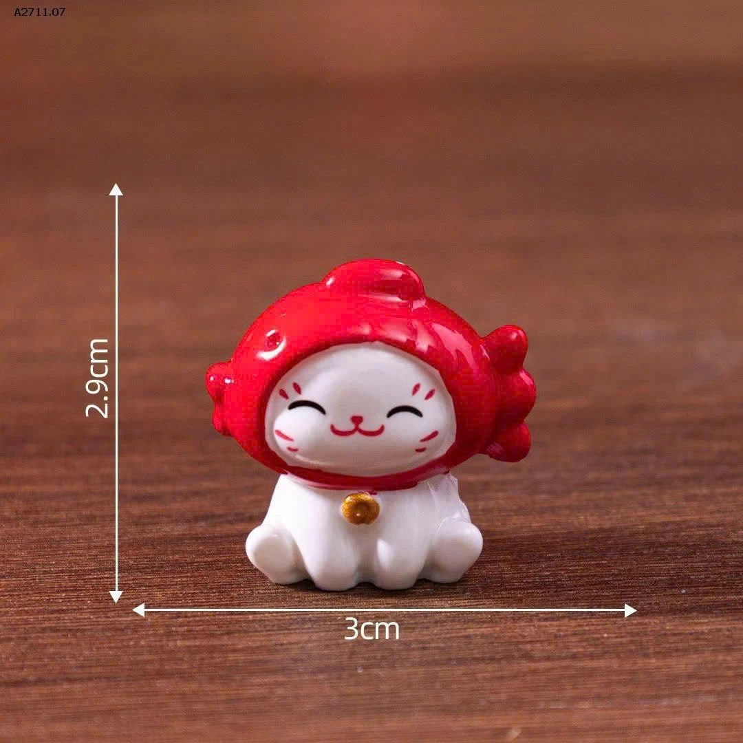 GOM SALE SET 6 MÈO DẢUMA MEOW MAY MẮN  CUTE - Giá sỉ 41k/set