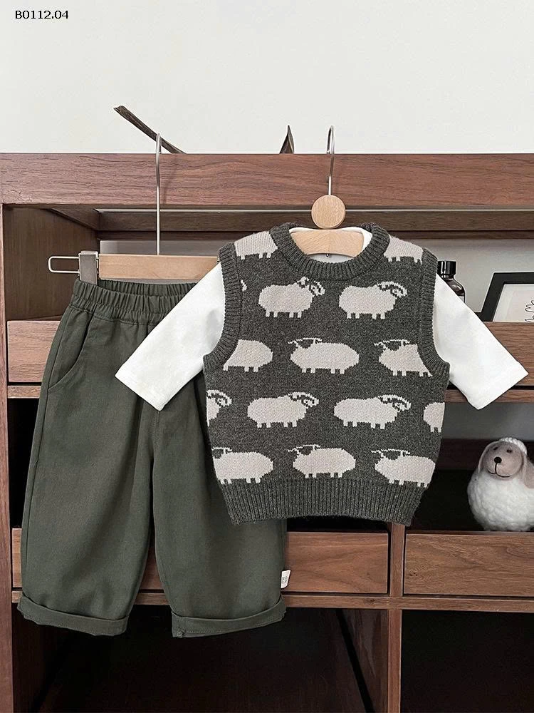 ÁO GILE LEN CỪU CHO BÉ-sỉ 125k