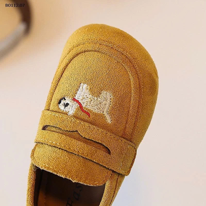 GIÀY LƯỜI THÊU CÚN CHO BÉ-sỉ  Sz 21-25 : 135k  Sz 26-30 : 144k  Sz 31-33 : 154k 