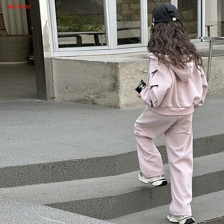 SET THỂ THAO CHO BÉ MÀU HỒNG-sỉ 208k