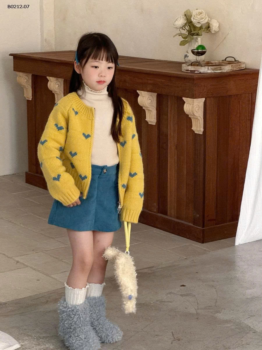 KHOÁC LEN VÀNG TRÁI TIM-sỉ 218k