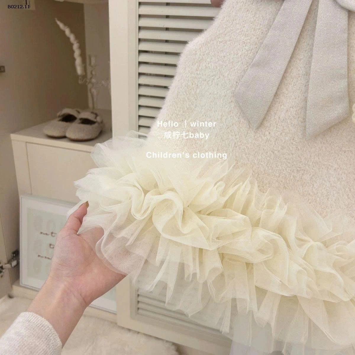 VÁY SÁT NÁCH MIX VOAN ẤM CHO BÉ-sỉ 290k