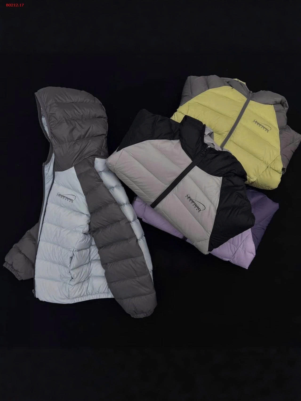 ÁO KHOÁC PHAO PHỐI MÀU TAY-sỉ 195k