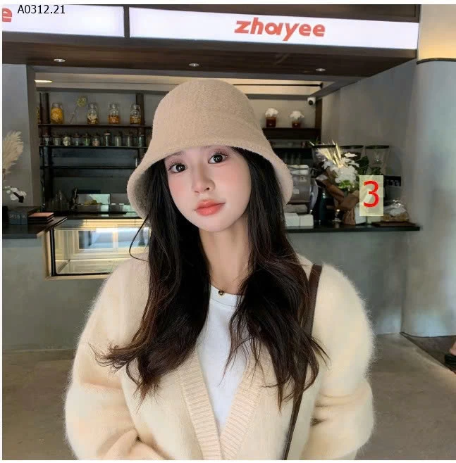 MŨ XÔ LEN LÔNG CỪU NỮ -sỉ 89k