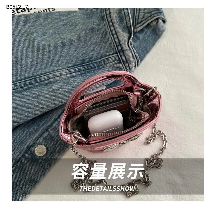 TÚI NƠ MINI DA BÓNG CHO BÉ-sỉ 123k