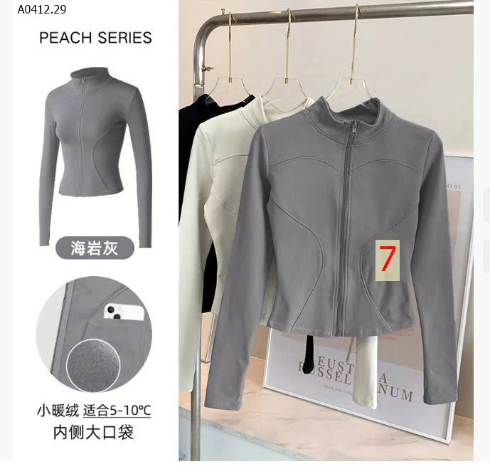 Áo khoác thể thao nữ thu đông-sỉ 142k