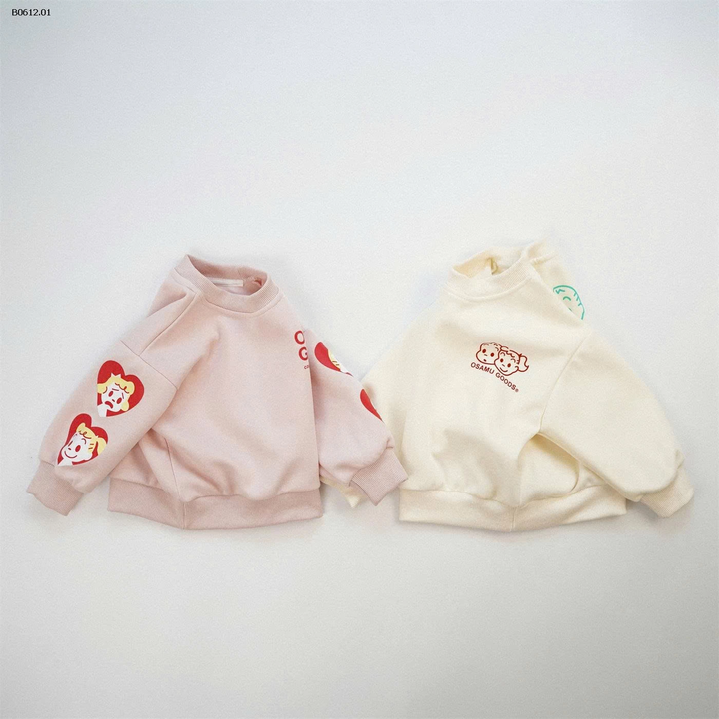 ÁO NỈ IN HÌNH CHỮ CHO BÉ-sỉ 179k