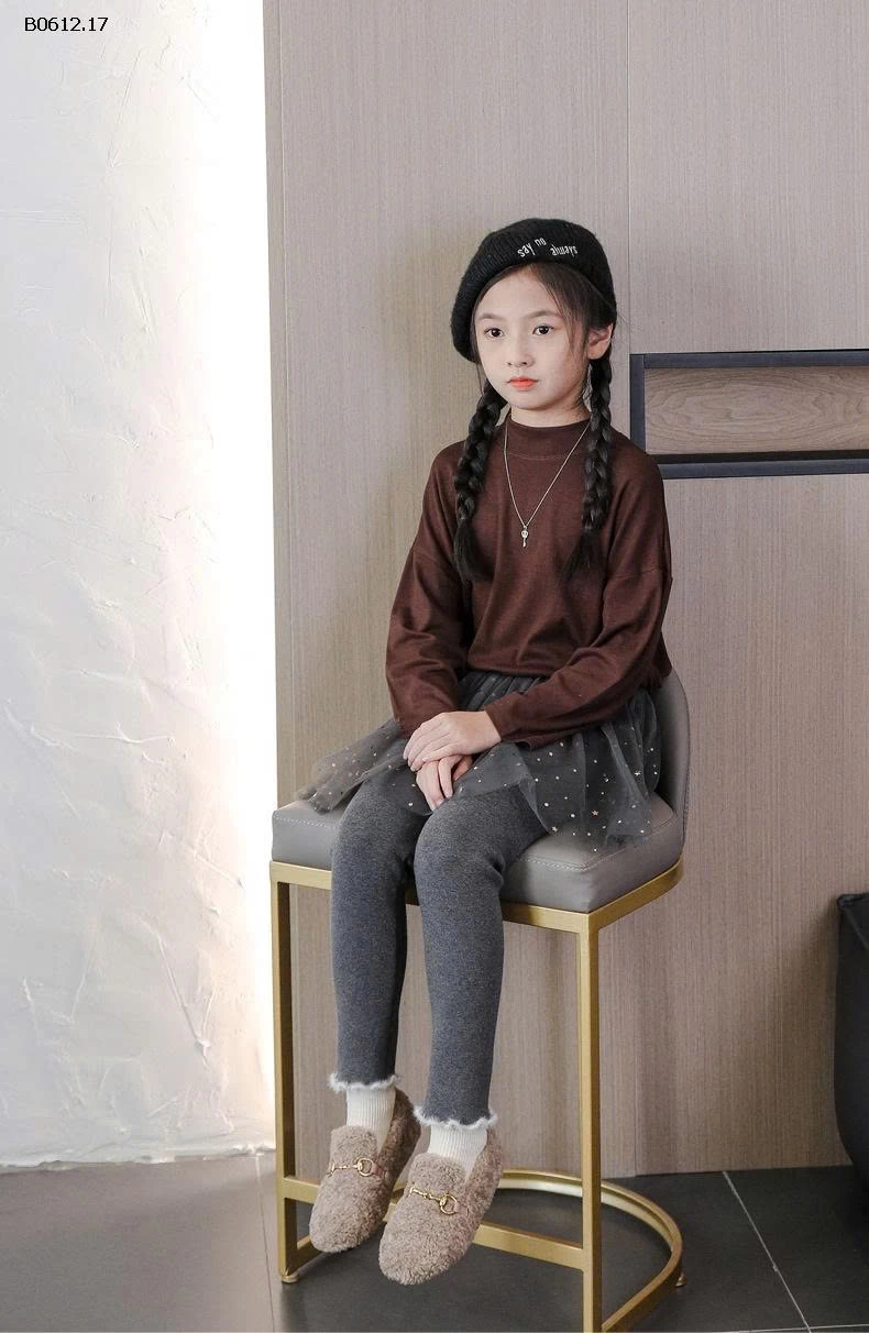 Quần legging váy lót lông siêu xinh-sỉ 142k