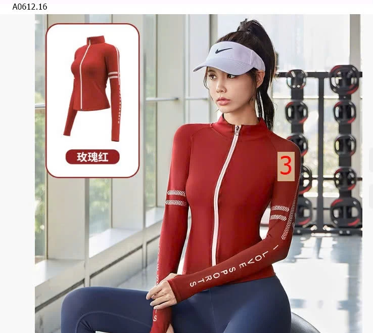 ÁO KHOÁC TẬP DÀI TAY -sỉ 134k