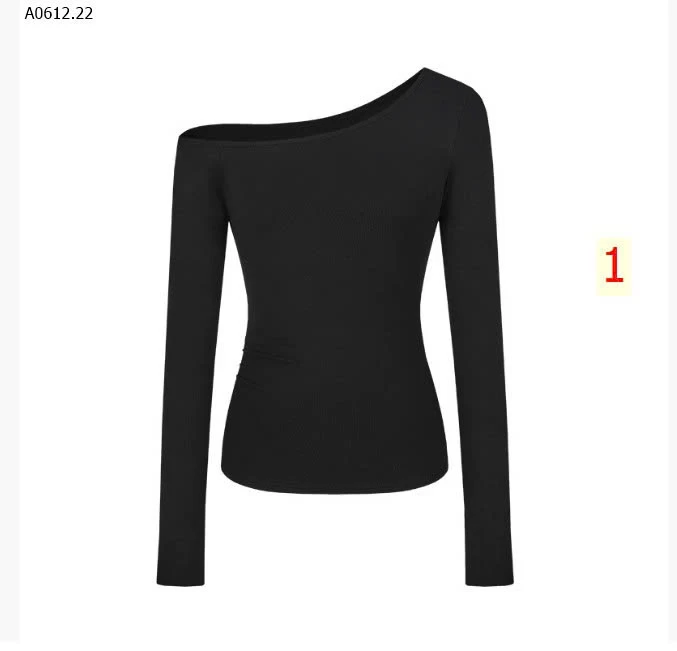 Áo thun mùa thu lệch vai nhà Moses Queen -sỉ 70k