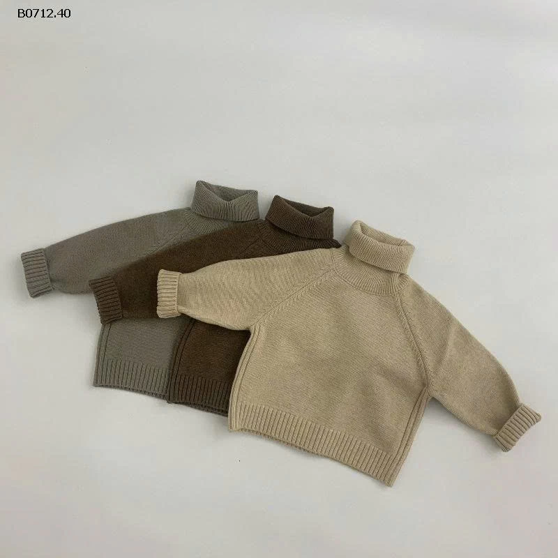 ÁO LEN CỔ LỌ MTINY QUEEN CHO BÉ-sỉ 205k