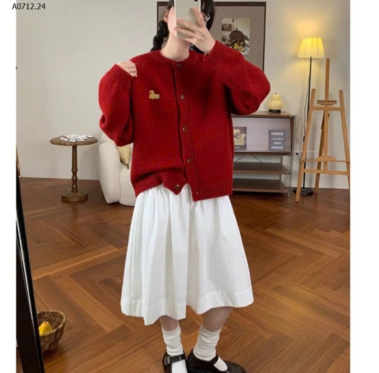 ÁO CARDIGAN THÊU CÚN CHO NỮsỉ 158k