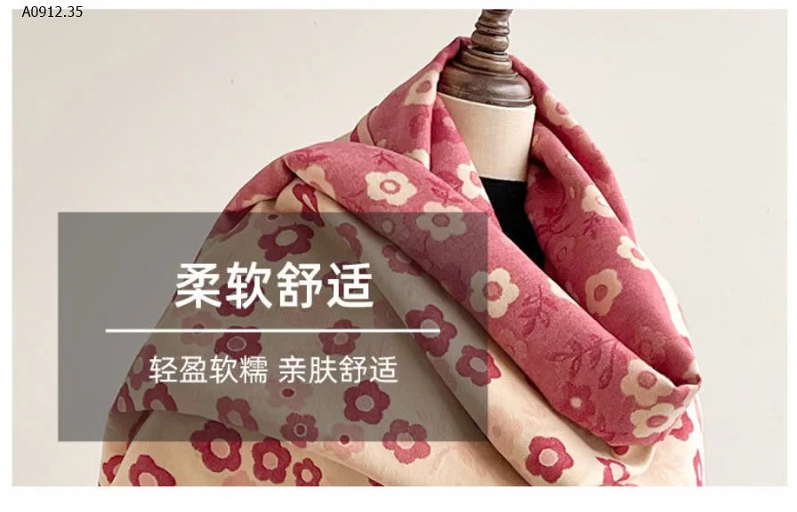 Khăn hoa anh đào-sỉ 108k