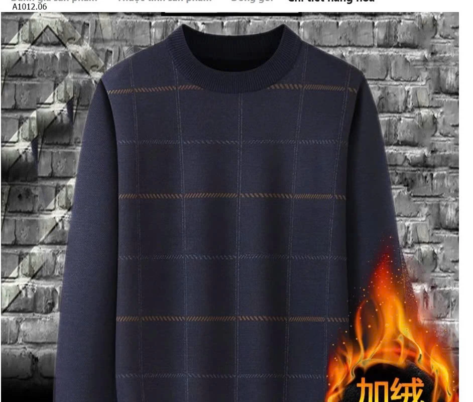 ÁO LEN NAM TRUNG NIÊN-sỉ 135k