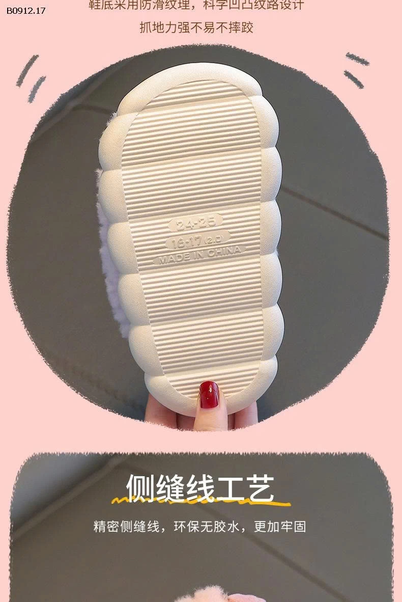 Dép bông trẻ em và người lớn -sỉ 69k