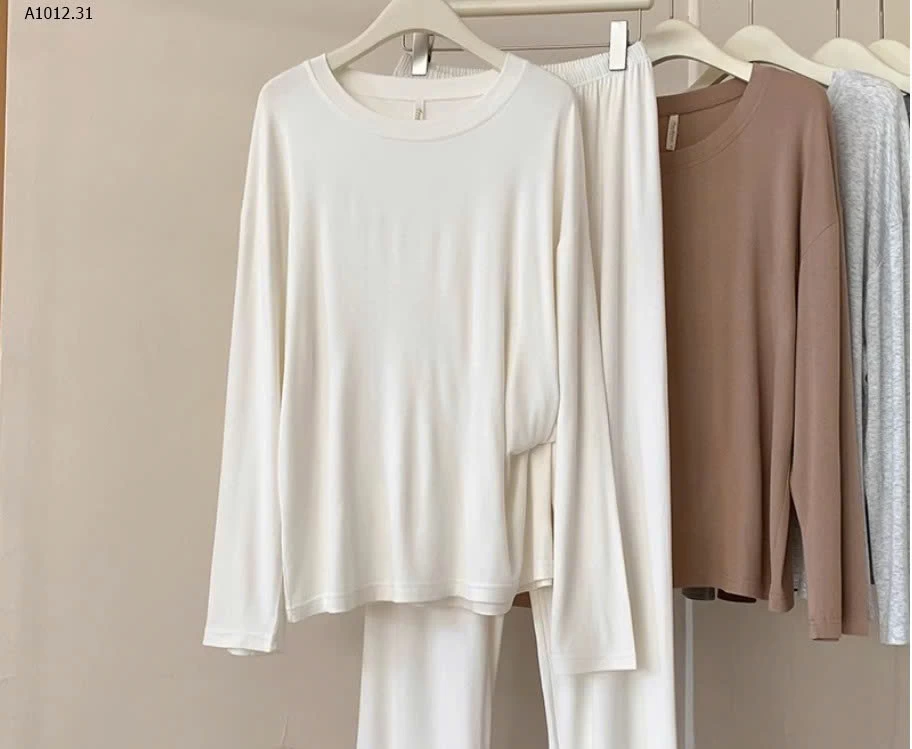 BỘ MẶC NHÀ TRƠN MÀU CHO NỮ sỉ 170k