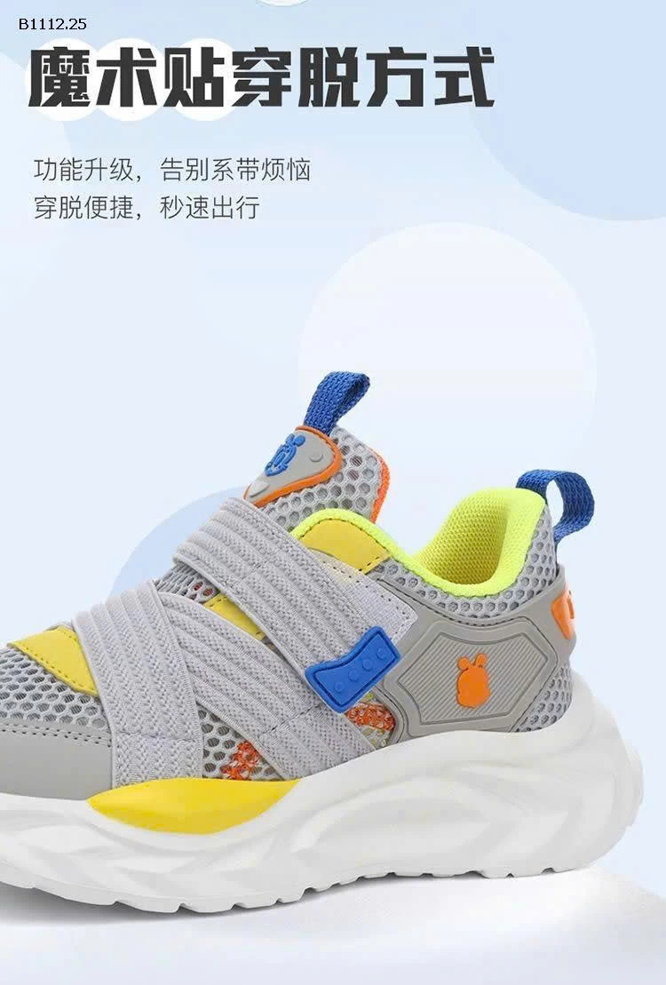GIÀY BOBDOG LƯỚI THOÁNG KHÍ CHO BÉ TRAI, BÉ GÁI -sỉ 325k