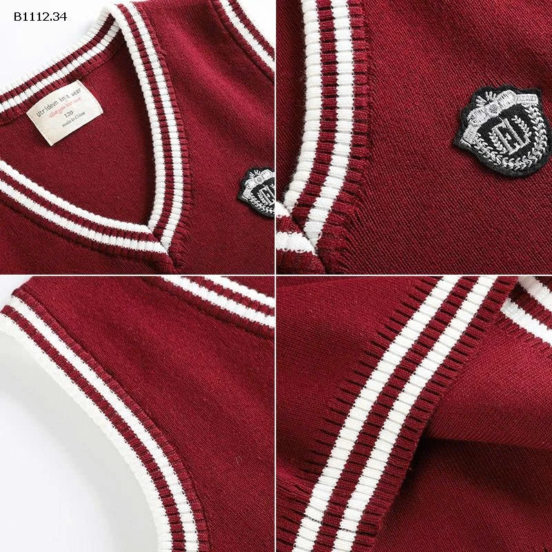 ÁO GILE LEN CHO BÉ SIZE ĐẠI-sỉ Sz 100-140 : 149k           Sz 150-180 : 159k