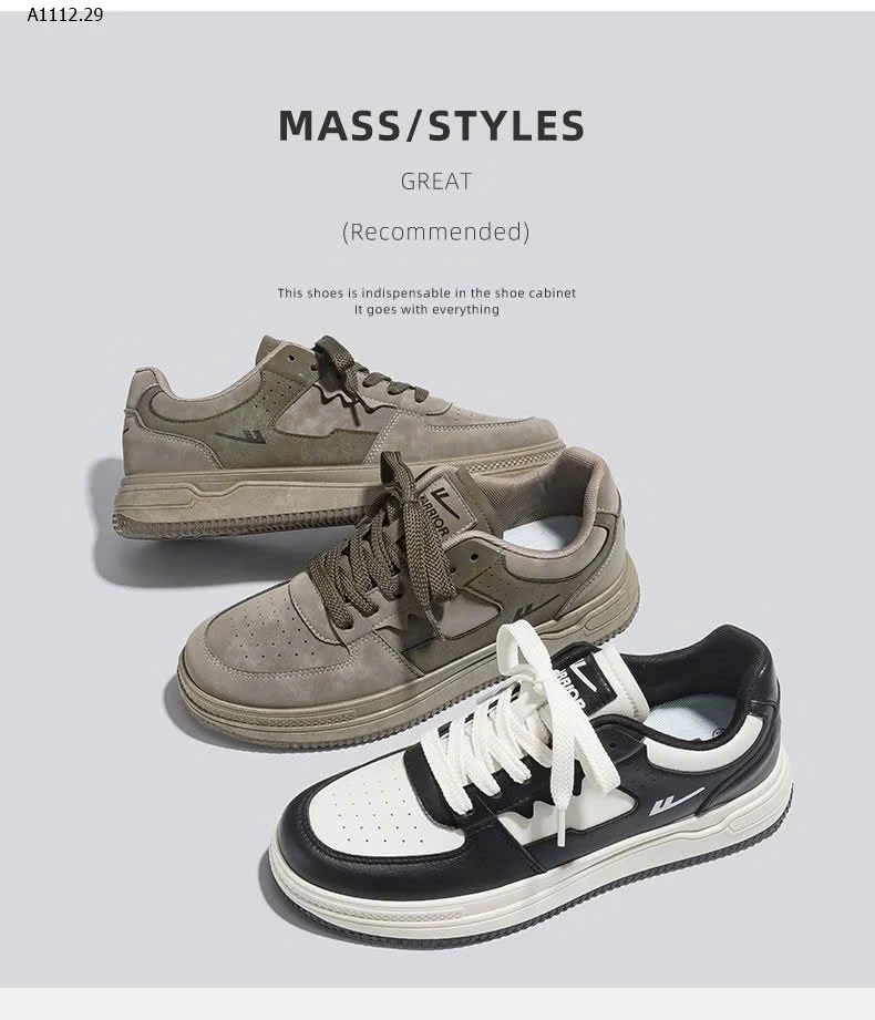 Giày nam basic nhà Warrior sale-sỉ 380k