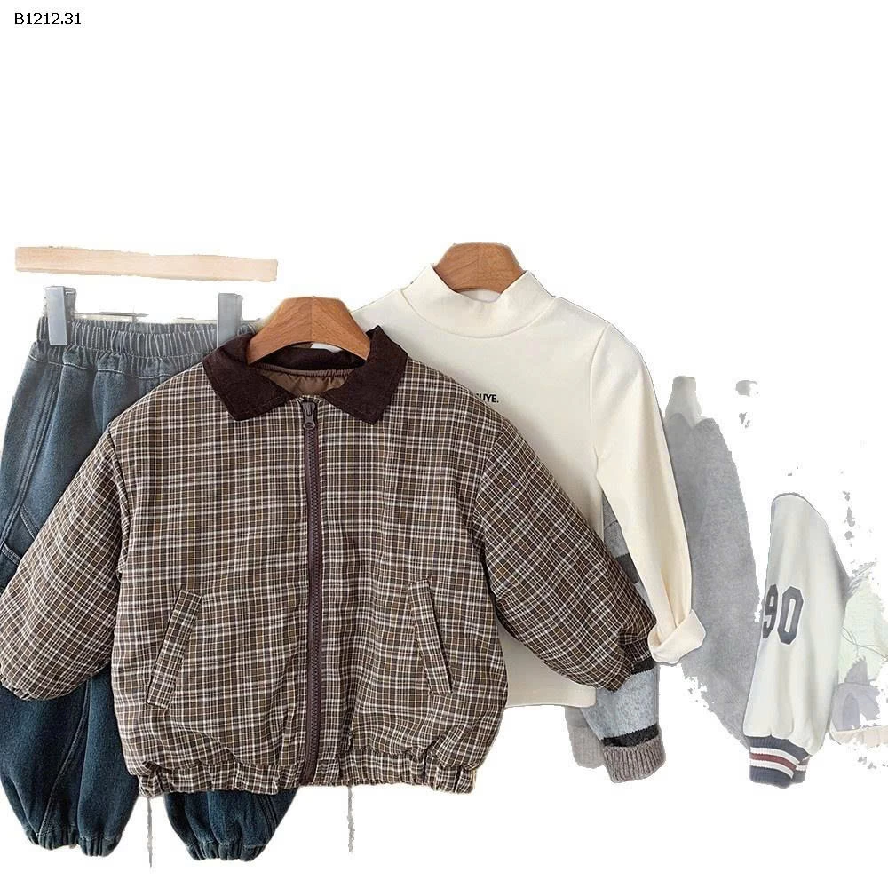 ÁO KHOÁC KẺ CHO BÉ-sỉ 245k