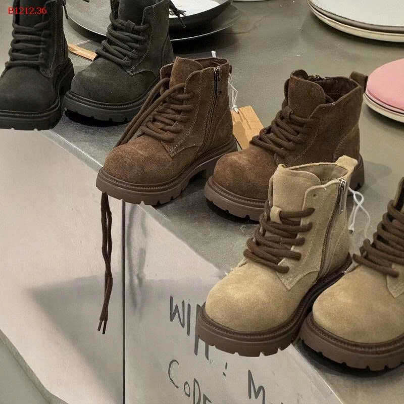 BOOT DA LỘN CỔ THẤP CHO BÉ -sỉ 185k